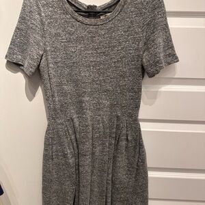 Madewell Gray sweatshirt Dress